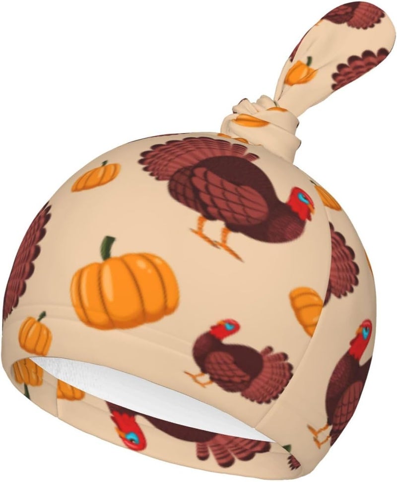 Figtihw Turkey Pumpkin Swaddle Blankets Newborn Receiving Blanket Baby Swaddle Wrap Soft Sleeping Sack for Baby Girls Boys - Image 3